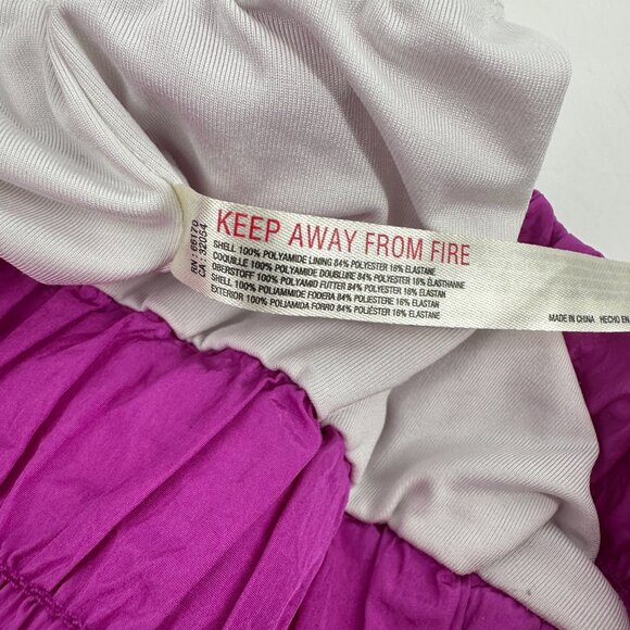 Free People Movement The Way Home Athletic Nylon High Rise Shorts Magenta Medium - Picture 9 of 10